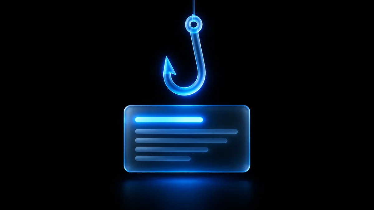 A dark frosted-glass stack of opening lines branching from a topic card with glowing blue arrows.